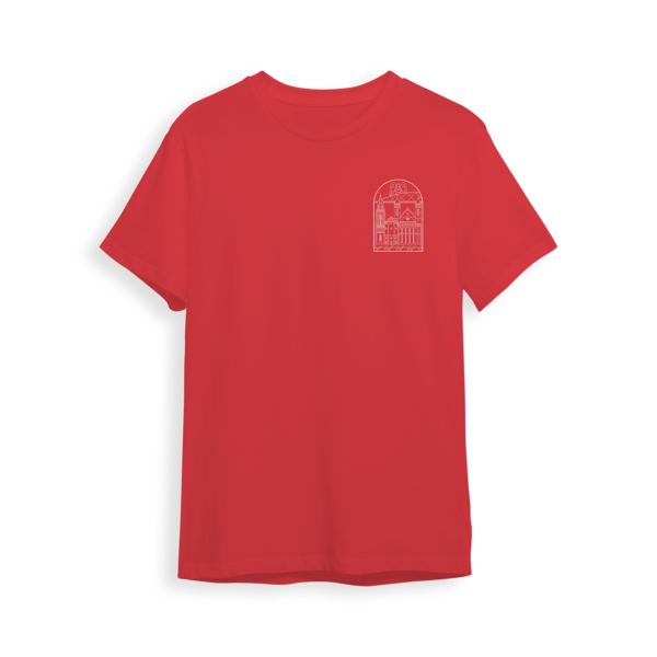 Us Sjoen Mestreech | T-shirt – Rood - Afbeelding 2